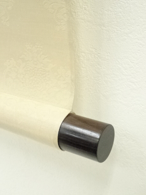 道具 ] - 道具 荒川勝英筆 水墨山水 肉筆絹本掛軸（共箱・二重箱